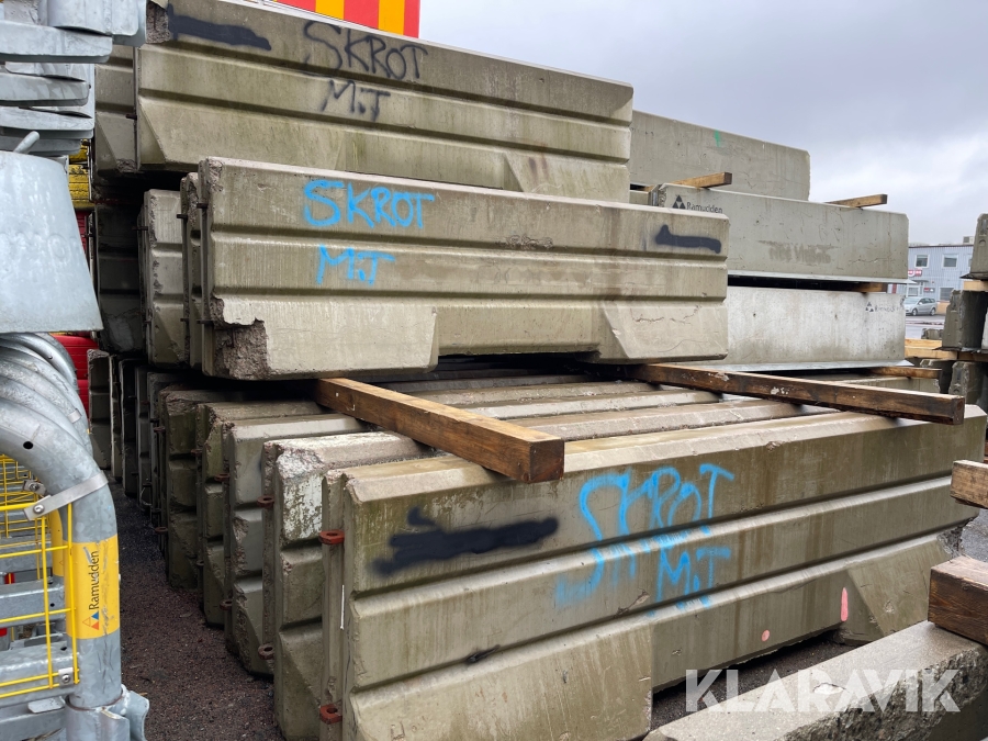 Betongbarriärer GP Link 10 st