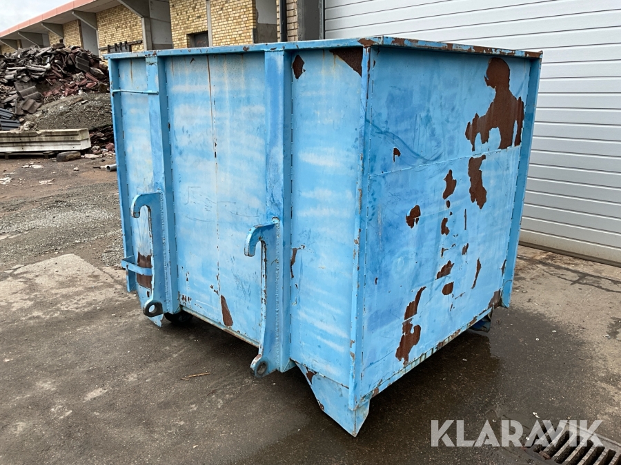 Container 4,5 m3, öppningsbar på hjul Stora BM