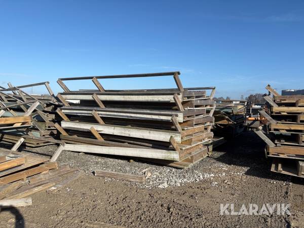 Staketsektioner / plank 65 st