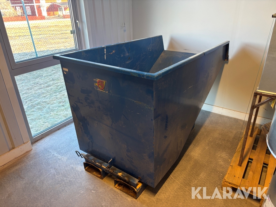 Avfallscontainer AJ Med truckfickor