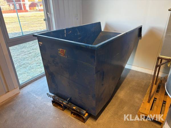 Avfallscontainer AJ Med truckfickor