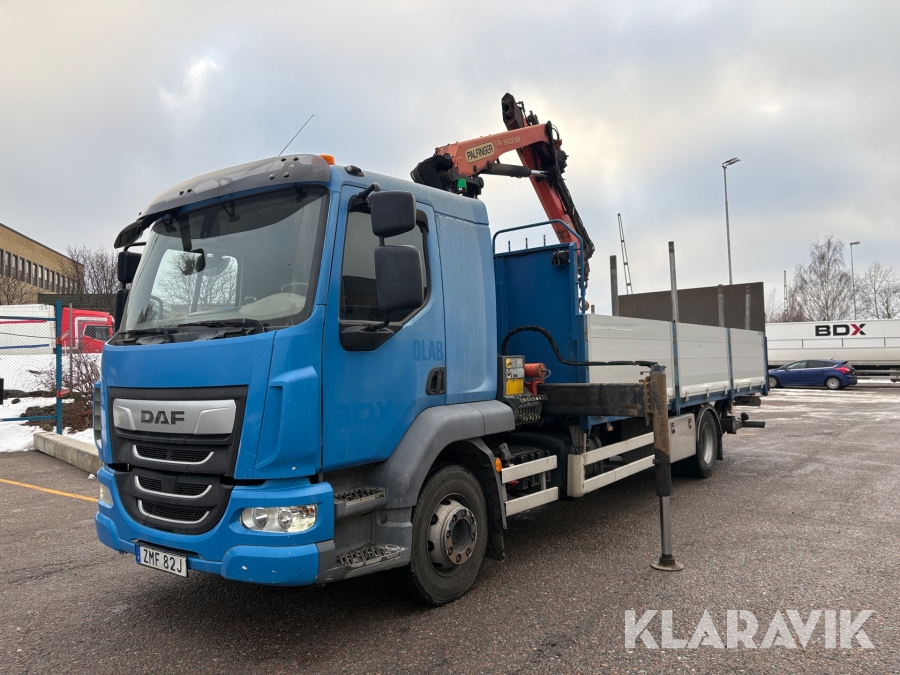 Kranbil Brädgårdsbil DAF FA LF2601