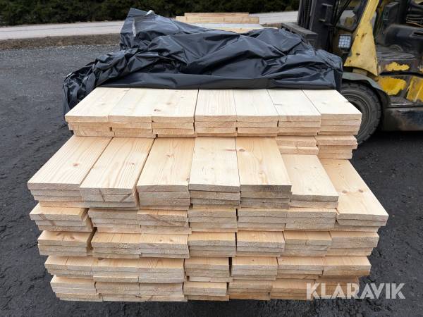 Finsågad ytterpanel 22x148 gran