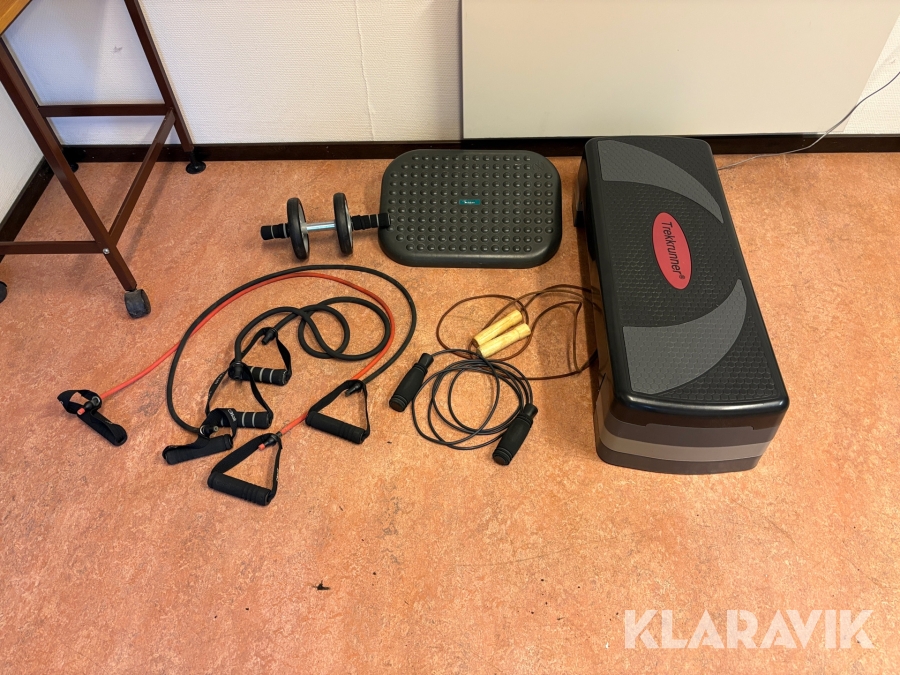 Blandade träningsredskap