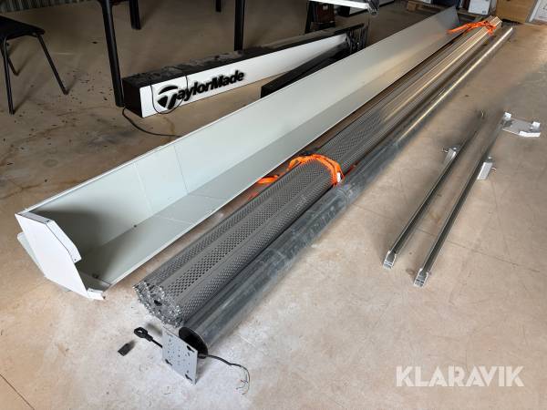 Motordriven Jalusie / Inbrottsskydd till butik (Aluminium)