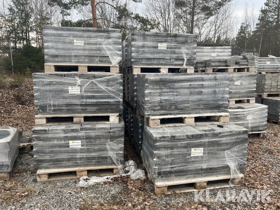 Tumlad marksten struktur Mosaiken hedesunda 20 pall totalt 211 kvm