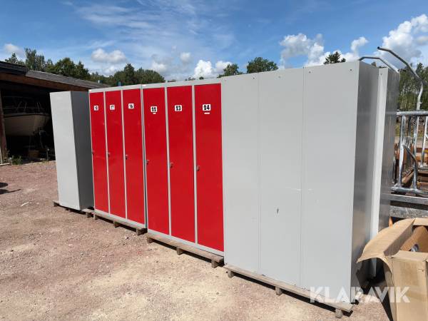 Klädskåp 7st sektioner