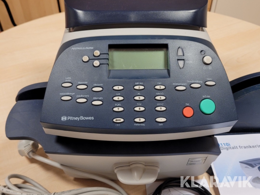 Frankeringsmaskin och skrivare Pitney Bowes DM 110 i