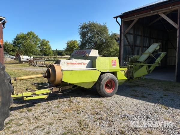 Småbalspress Claas Markant 51
