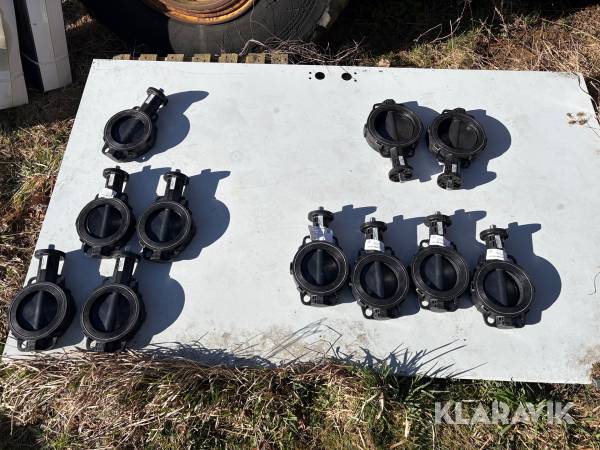 Vridspjällsventil Keystone 9st DN125, 2st DN150