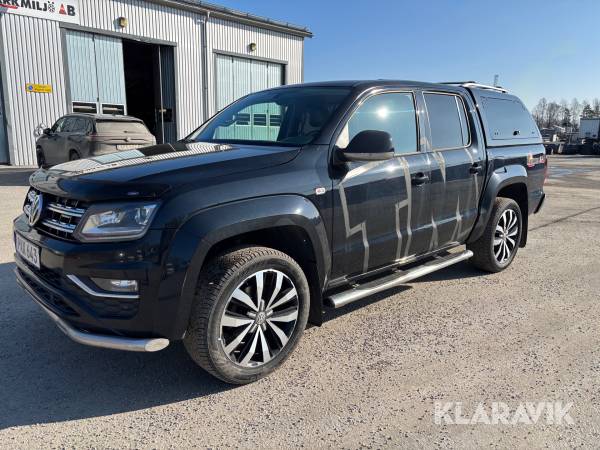 Pickup Volkswagen Amarok V6 3.0 TDI 4motion dubbelhytt & skåp 224hk, 2017