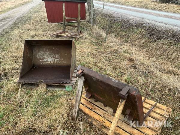Skopa, gödselgrep och gafflar Trima-fäste