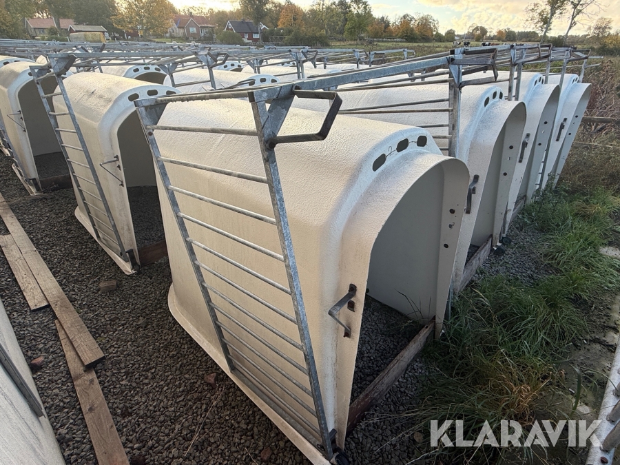 Kalvhyddor med förgård Calfotel Comfort 10 st