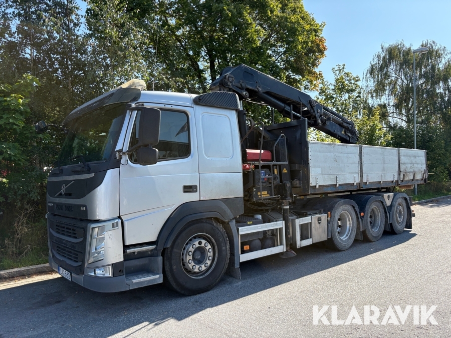 Kranväxlare Volvo FM 8*4 med flak