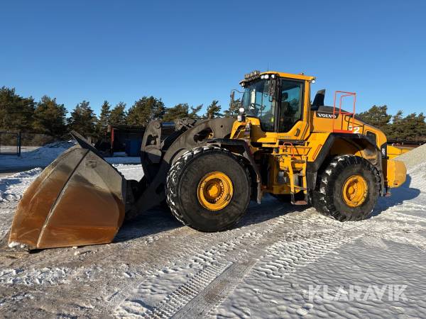 Hjullastare Volvo L260H med våg & 2 skopor
