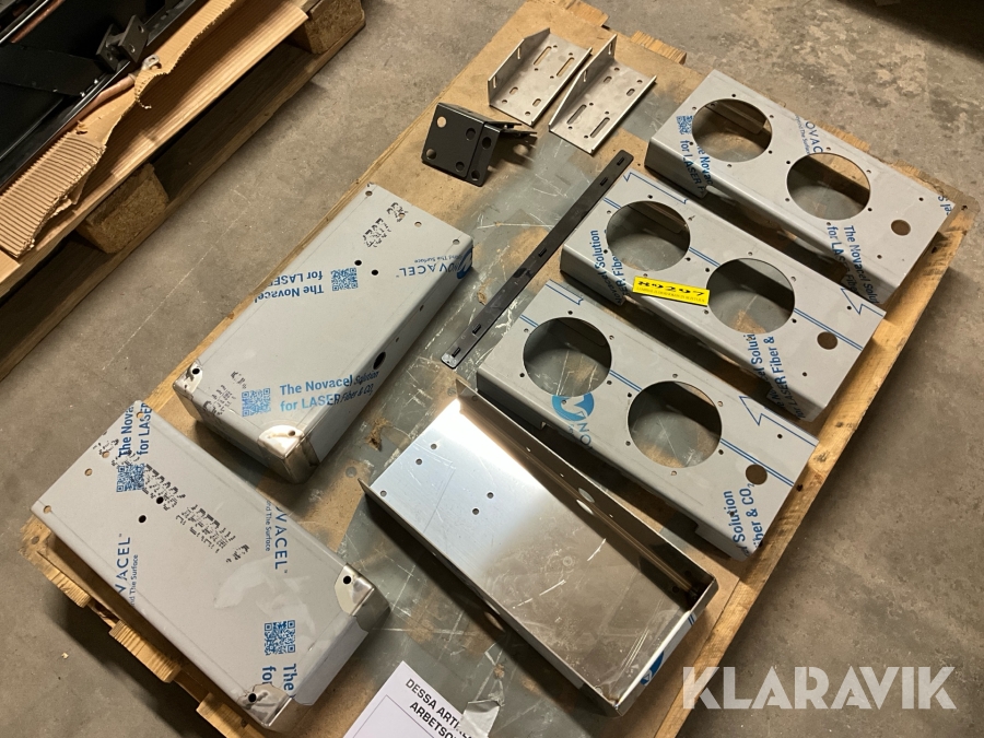 Lampbalja rostfri, 3 st