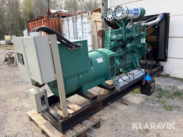 Elverk Volvo Penta/Stamford TAD1631G/2002 550 KVA