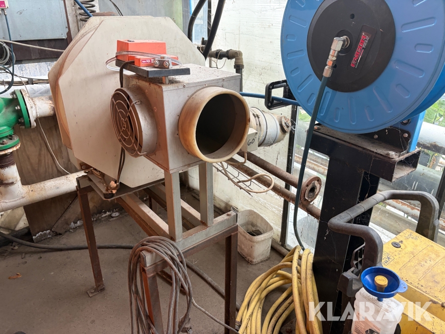 CO2 Fläkt till Växthus Van Dijk