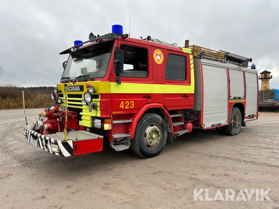 Brandbil Scania 82M dubbelhytt