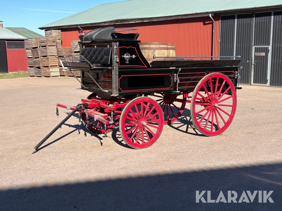 Hästvagn VR Hitch Wagon för parhäst alt fyrspann