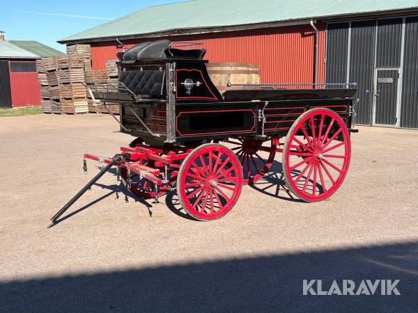 Hästvagn VR Hitch Wagon för parhäst alt fyrspann