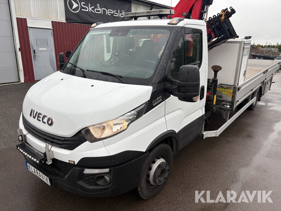 Kranbil Iveco Daily 70-210 Chassi Cab 3.0 JTD Hi-Matic, 205hk