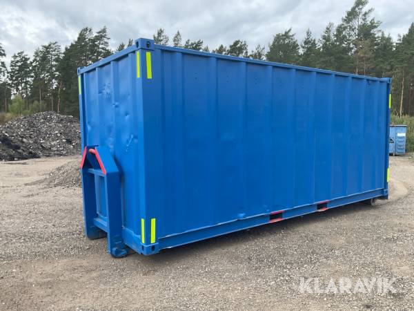 Container på lastväxlarram 20fot