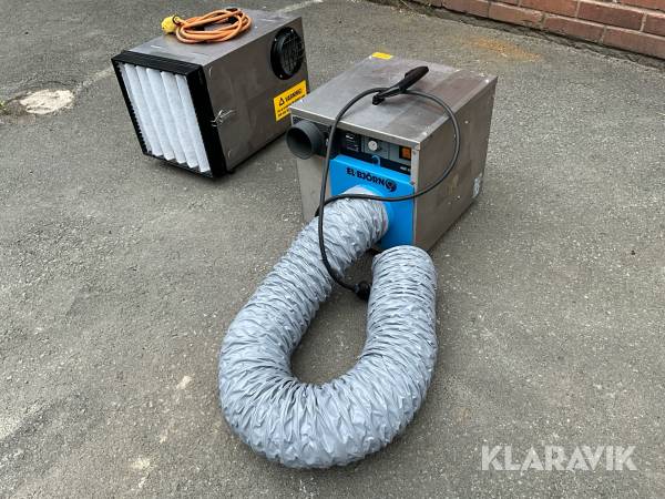 Avfuktare El-Björn, dustcontrol ASE 300, Aircube500