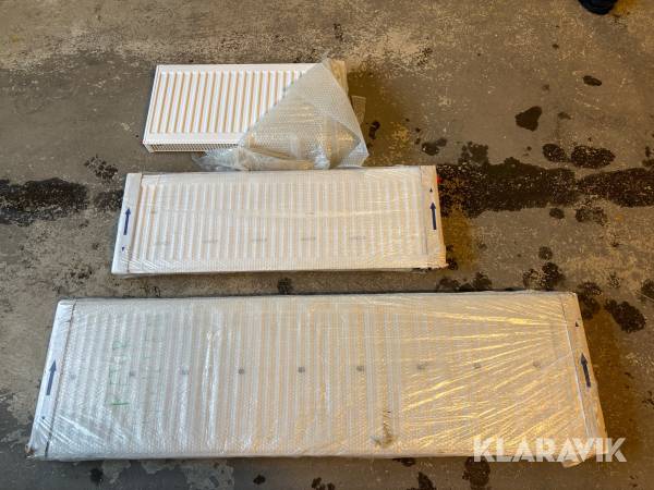 Vattenburna radiatorer Watt heating 3 st