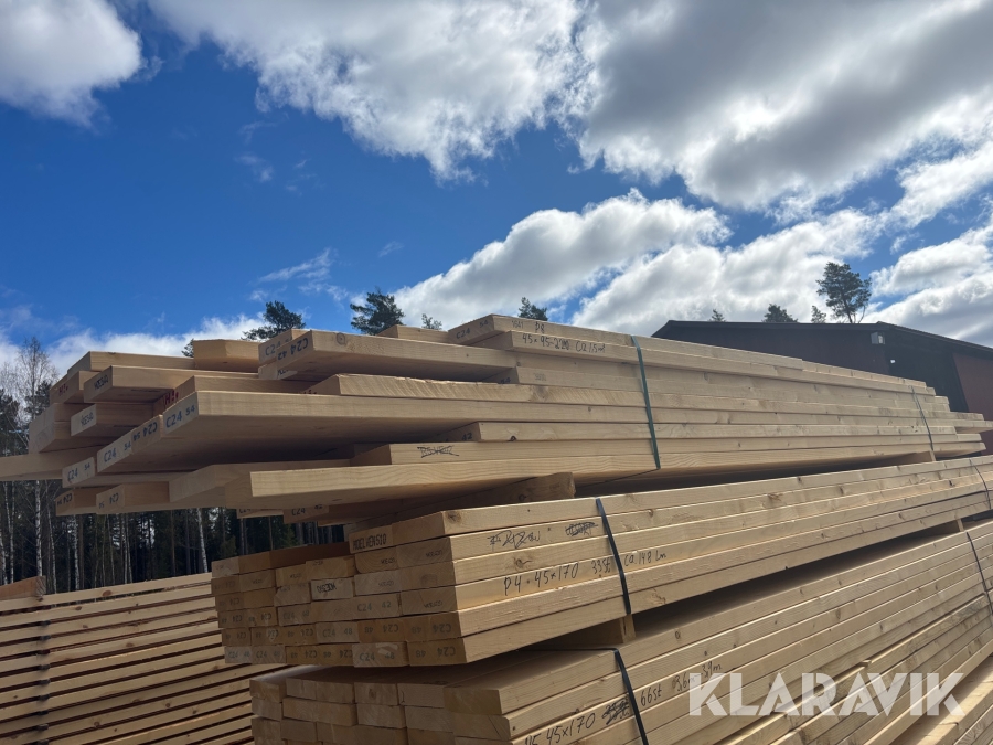 Virkespaket 45x95-220 ca 1.5 m3