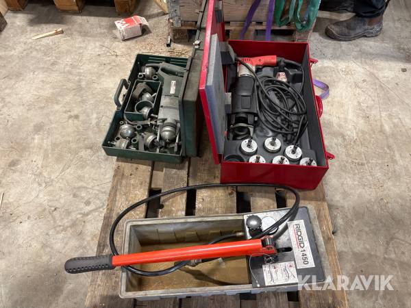 Provtryckningmaskin / Kragningsmaskin Ridgid 1450/ T-drill T-D35
