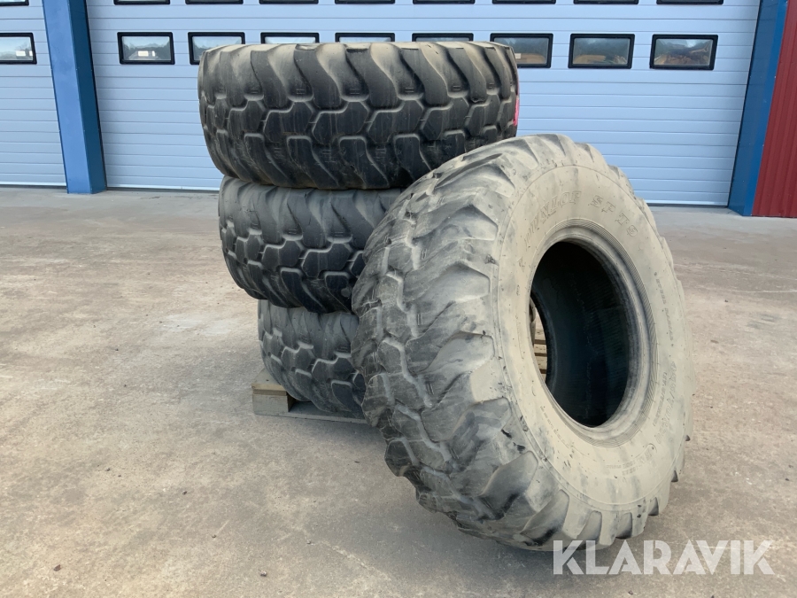 Entreprenaddäck Volvo L30 Dunlop 455/70R20 -4st