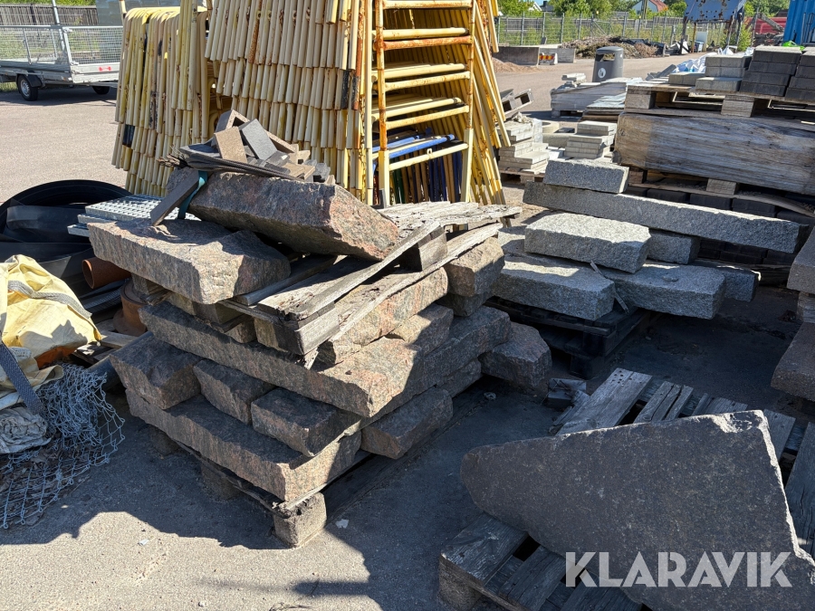 Kantsten ca 30 st granit
