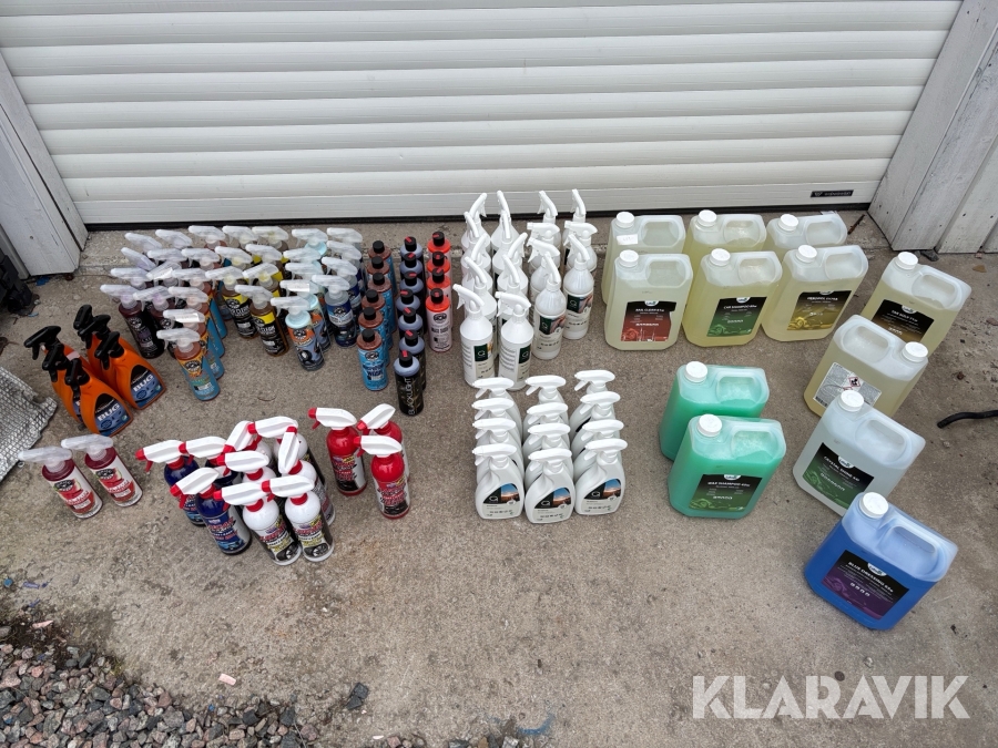 Stort parti bilvård Lahega och Chemical Guys