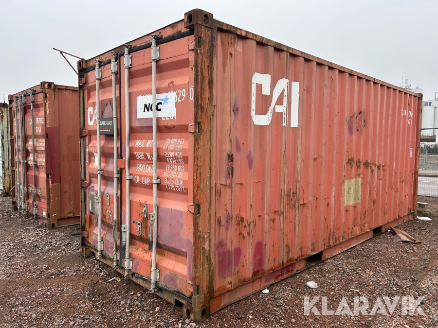 Container 20 fot oisolerad