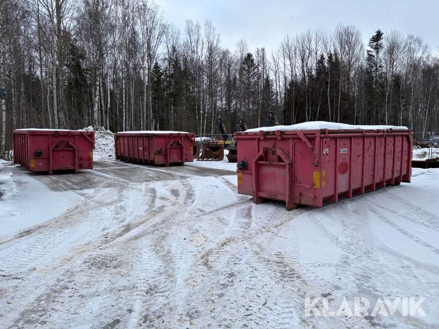 Lastväxlarflak 3 st med kapell