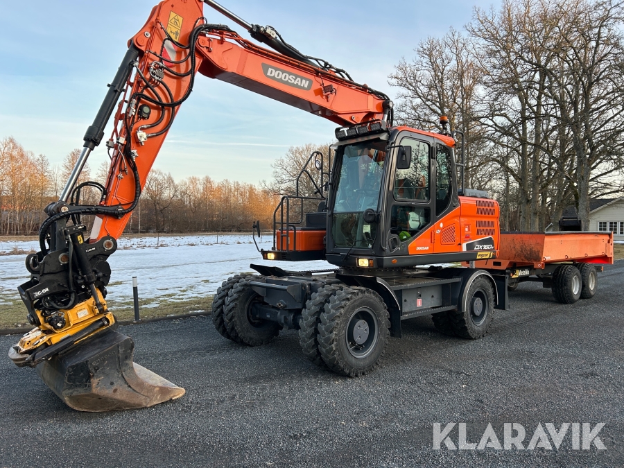 Grävmaskin Doosan DX160W