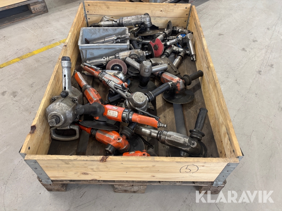 Parti med tryckluftsverktyg