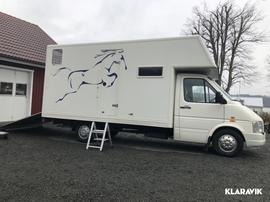 Hästlastbil B-kort med bodel VW  LT 35 chassi LR 