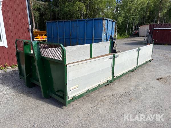 Lastväxlarflak med fällbara lämmar