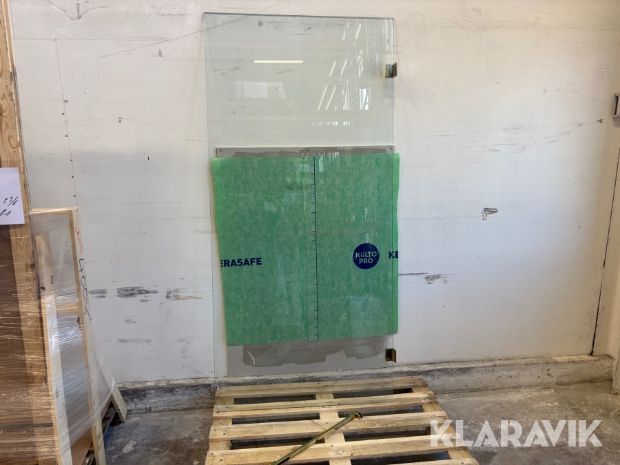 Duschvägg fast Vetro 900x1900mm