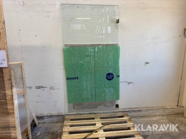 Duschvägg fast Vetro 900x1900mm