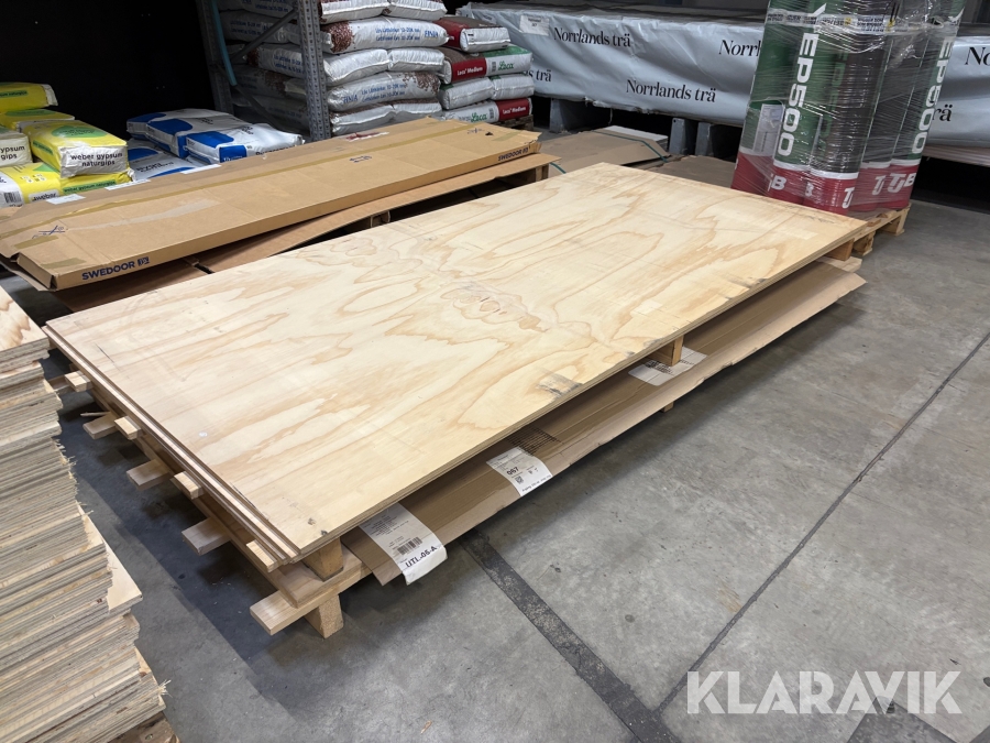 Plywood 3 st 15 mm