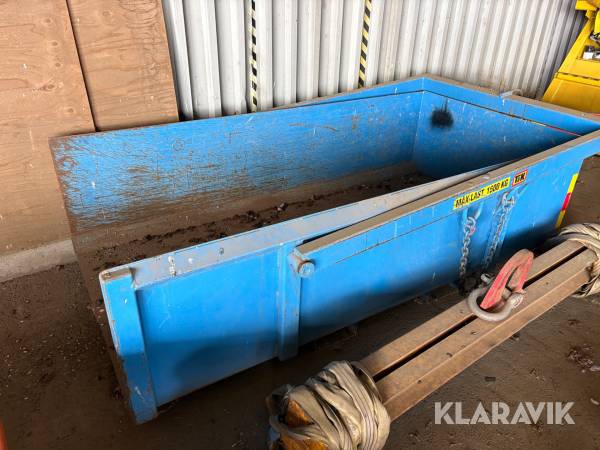 Självtömmande Sopbask Stilo Industri 2000L