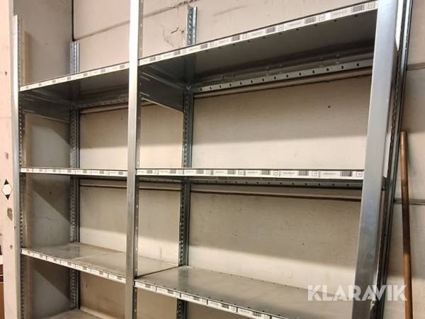 Lagerhyllor 2 sektioner