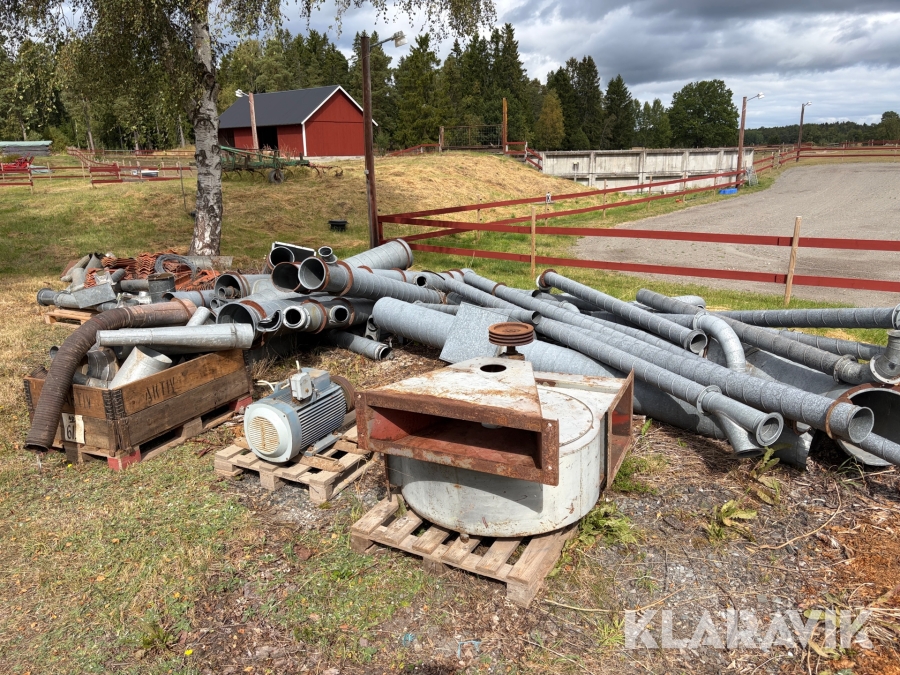 Bahco Utsugafläkt med elmotor och rör