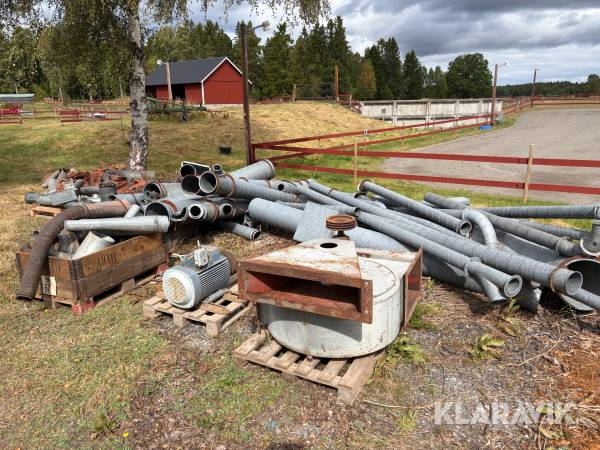 Bahco Utsugafläkt med elmotor och rör