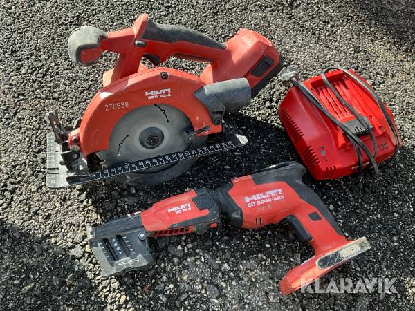 Klinga och automatskruvdragare Hilti