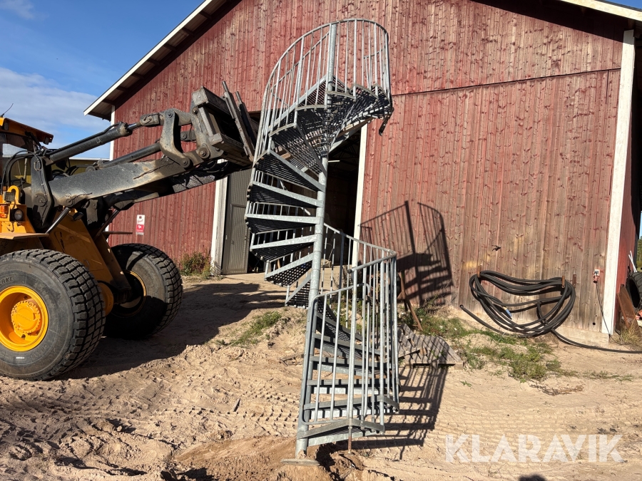 Spiraltrappa Weland 4,40m plattformshöjd