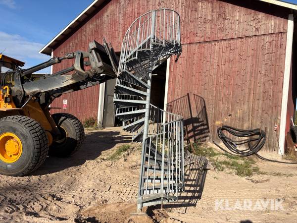Spiraltrappa Weland 4,40m plattformshöjd
